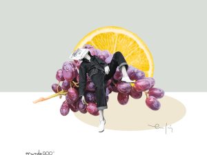 Lámina Decorativa «UVAS TIME»